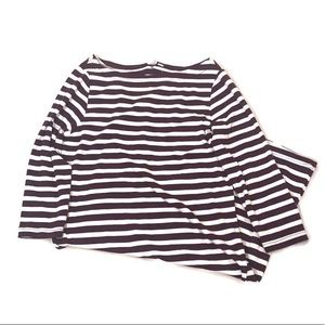 Gap Long Sleeve Striped Dress